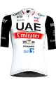 PISSEI Rövid ujjú kerékpáros mez - UAE TEAM EMIRATES 23 - fehér/fekete/piros