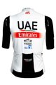 PISSEI Rövid ujjú kerékpáros mez - UAE TEAM EMIRATES 23 - fehér/fekete/piros