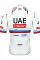 PISSEI Rövid ujjú kerékpáros mez - UAE TEAM EMIRATES SLOVENIAN 2024 - fehér/piros