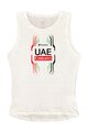PISSEI Ujjatlan kerékpáros póló - UAE TEAM EMIRATES 2024 - fehér