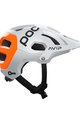 POC Kerékpáros sisak - TECTAL RACE MIPS NFC - fehér/narancssárga