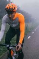 POC Hosszú ujjú kerékpáros mez - ESSENTIAL ROAD MID - fekete/narancssárga/szürke