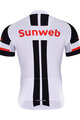 BONAVELO Rövid ujjú kerékpáros mez - SUNWEB 2017 - fehér/fekete