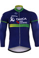 Hosszú ujjú kerékpáros mez - ORICA 2017 WINTER - kék