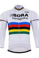 Hosszú ujjú kerékpáros mez nyári - BORA UCI 2017 SUMMER - fehér/színes