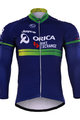Hosszú ujjú kerékpáros mez nyári - ORICA 2017 SUMMER - kék/zöld