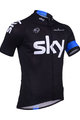 BONAVELO Rövid ujjú kerékpáros mez - SKY 2013 - fekete/kék