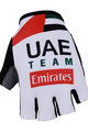 Kerékpáros kesztyű rövid ujjal - UAE 2018 - fehér/piros/fekete