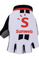 Kerékpáros kesztyű rövid ujjal - SUNWEB 2018 - piros/fehér
