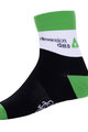 BONAVELO Klasszikus kerékpáros zokni - DIMENSION DATA 2018 - fekete/fehér/zöld