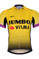 BONAVELO Rövid ujjú kerékpáros mez - JUMBO-VISMA 2019 - sárga