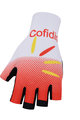 BONAVELO Kerékpáros kesztyű rövid ujjal - COFIDIS 2020 - piros/fehér
