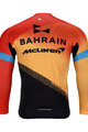 BONAVELO Hosszú ujjú kerékpáros mez - BAHRAIN MCL. '20 WNT - fekete/piros/sárga