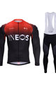BONAVELO Kerékpáros téli szett - INEOS 2020 WINTER - piros/fekete