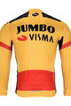 BONAVELO Hosszú ujjú kerékpáros mez - JUMBO-VISMA 2020 WNT - sárga