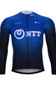 BONAVELO Hosszú ujjú kerékpáros mez nyári - NTT 2020 SUMMER - fekete/kék