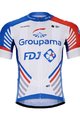 BONAVELO Rövid ujjú kerékpáros mez - GROUPAMA FDJ 2020 - piros/kék/fehér