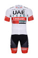 BONAVELO Rövid kerékpáros mez rövidnadrággal - UAE 2020 - fehér/fekete