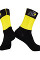 BONAVELO Klasszikus kerékpáros zokni - TOUR DE FRANCE - sárga/fekete