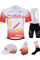 BONAVELO Kerékpáros mega szett - COFIDIS 2020 - fehér/piros