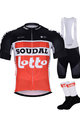 BONAVELO Kerékpáros mega szett - LOTTO SOUDAL 2020 - piros/fehér/fekete