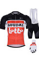 BONAVELO Kerékpáros mega szett - LOTTO SOUDAL 2020 - fekete/fehér/piros