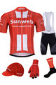 BONAVELO Kerékpáros mega szett - SUNWEB 2020 - fekete/piros