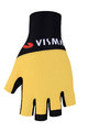 BONAVELO Kerékpáros kesztyű rövid ujjal - JUMBO-VISMA 2022 - sárga/fekete