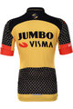 BONAVELO Rövid kerékpáros mez rövidnadrággal - JUMBO-VISMA 2021 - fekete/sárga