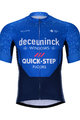 BONAVELO Rövid ujjú kerékpáros mez - QUICKSTEP 2021 - kék/fehér