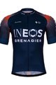 BONAVELO Rövid kerékpáros mez rövidnadrággal - INEOS GRENADIERS '22 - kék/piros