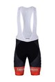 BONAVELO Rövid kerékpáros nadrág kantárral - UAE 2022  - fekete/piros/fehér