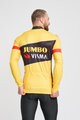 BONAVELO Hosszú ujjú kerékpáros mez - JUMBO-VISMA 2023 WNT - sárga/fekete