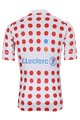 BONAVELO Rövid ujjú kerékpáros mez - TOUR DE FRANCE 2023 - fehér/piros
