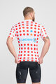 BONAVELO Rövid ujjú kerékpáros mez - TOUR DE FRANCE 2025 - piros/fehér