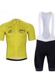 BONAVELO Rövid kerékpáros mez rövidnadrággal - TOUR DE FRANCE 2024 - fekete/sárga