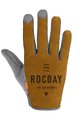 Rocday Kerékpáros kesztyű hosszú ujjal - ELEMENTS - szürke/sárga