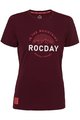 ROCDAY Rövid ujjú kerékpáros mez - MONTY LADY - bordó