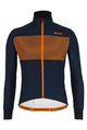 SANTINI Kerékpáros dzseki béléssel - COLORE - kék/narancssárga