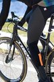 SANTINI Hosszú kerékpáros nadrág kantárral - VEGA GRIDO WINTER - szürke/fekete