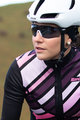 SANTINI Hosszú ujjú kerékpáros mez - CORAL RAGGIO LADY - rózsaszín/fekete