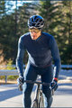 SANTINI Kerékpáros téli szett - COLORE PURO WINTER - kék/fekete