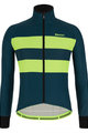 SANTINI Kerékpáros téli kabát és nadrág - COLORE BENGAL WINTER - kék/fekete