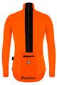 SANTINI Kerékpáros dzseki béléssel - VEGA MULTI WINTER - narancssárga