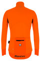 SANTINI Kerékpáros dzseki béléssel - VEGA XTREME - narancssárga