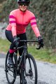 SANTINI Hosszú ujjú kerékpáros mez - CORAL BENGAL LADY - rózsaszín