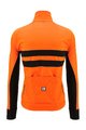 SANTINI Kerékpáros téli kabát és nadrág - COLORE HALO + LAVA - narancssárga/fekete