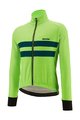 SANTINI Kerékpáros dzseki béléssel - COLORE HALO - zöld