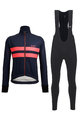SANTINI Kerékpáros téli kabát és nadrág - COLORE HALO + LAVA - kék/fekete