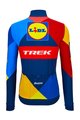 SANTINI Hosszú ujjú kerékpáros mez - LIDL TREK 2024 - sárga/piros/kék